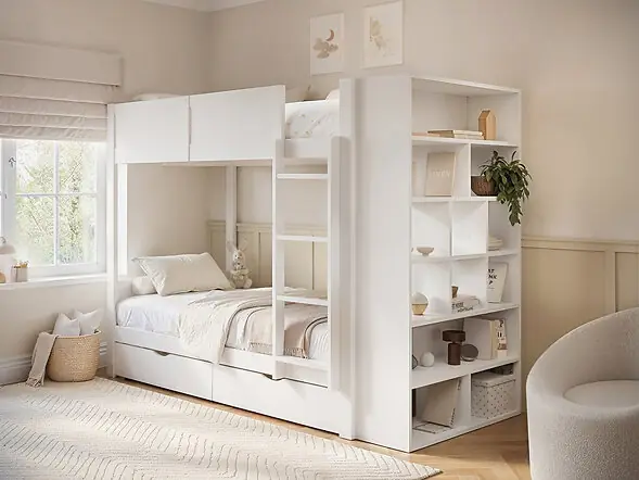 Flair Ruby Wooden Bunk Bed with Storage