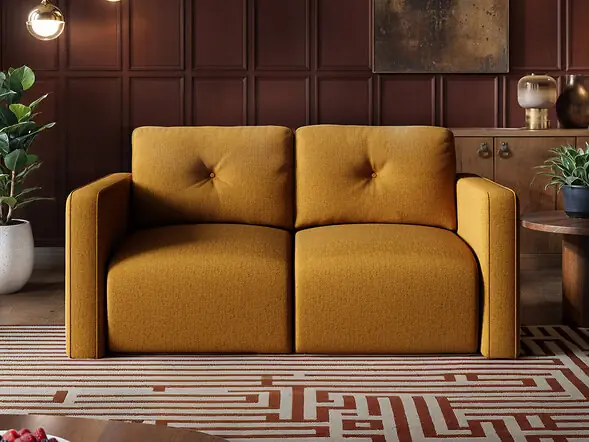 SOLACE+CO Wilfie 2 Seater Chenille Sofa 