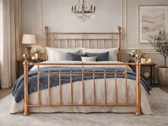 Time Living Alexander Victorian metal bed frame