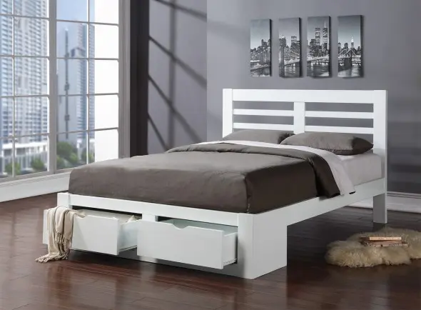 Flintshire Furniture New Bretton Wooden Bed Frame
