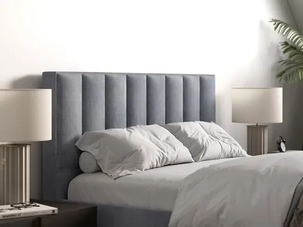Flair Riverside Linen Fabric Bed Grey
