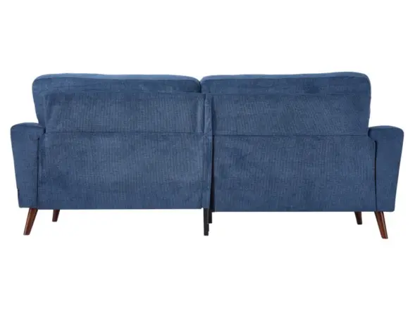 Living & Home 2 Seater Chenille Sofa with Cushions