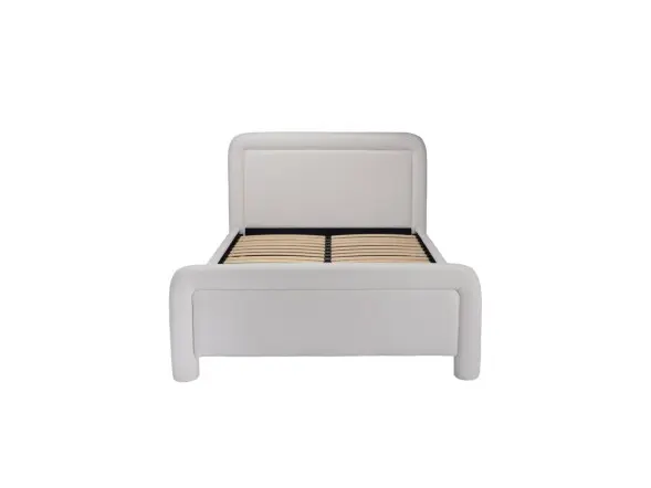 LPD Leonnie upholstered bed frame chenille fabric