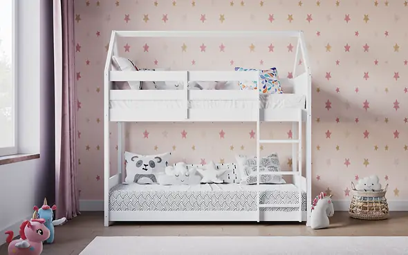 Flair Plation Low Play House Shorty Bunk White
