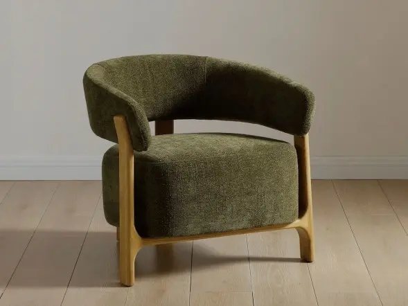 Kyoto Amos Chair with floating tub-inspired backrest